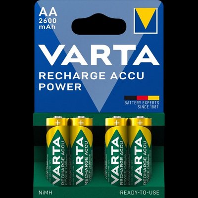 VARTA PROF ACCU AA 2600mAh BLI 4 NI-MH Акумулятор 26987 фото