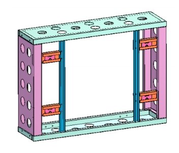 CABINET-49 "FRAME 49 "LCD Display Unit Modular Frame Bracket 23053 фото