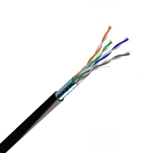 Cat. 5e F/UTP PE 4х2х24 AWG (72567) бухта 305м. Кабель вита пара ЗЗКМ (FTP мідь вуличний) 25271 фото