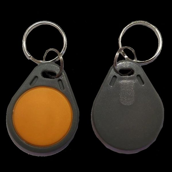 KEYFOB EM Grey/Yellow RFID брелок 23152 фото