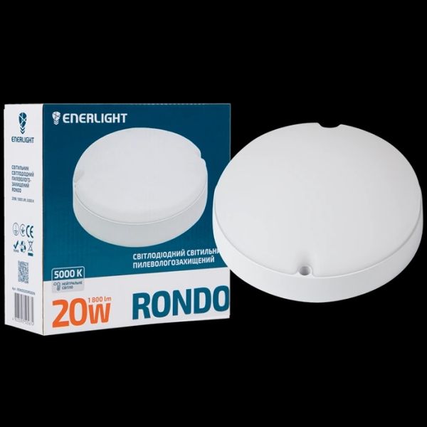 ENERLIGHT RONDO Світильник світлодіодний 20Вт 5000К IP65 30813 фото