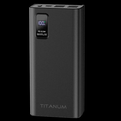 TITANUM 728S 30000mAh 22.5W Black Повербанк 31482 фото