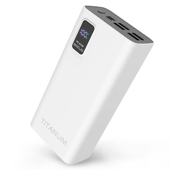 TITANUM 728S 30000mAh 22.5W White Повербанк 31483 фото