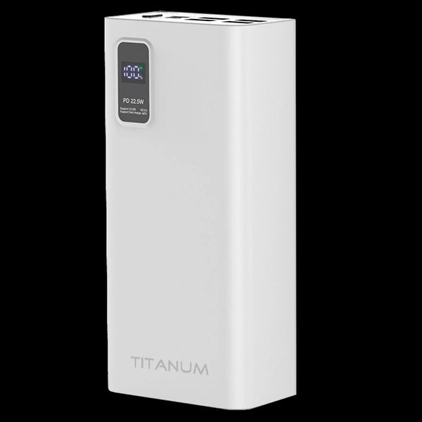 TITANUM 728S 30000mAh 22.5W White Повербанк 31483 фото