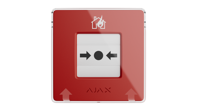 Ajax Manual Call Point (Red) (8EU) ASP Ручний пожежний сповіщувач 99-00016413 фото