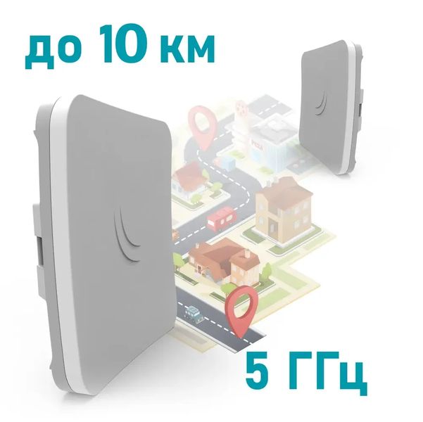 MikroTik SXTsq Lite5 (RBSXTsq5nD) 5 ГГц Wi-Fi точка доступу з посиленою антеною 23417 фото